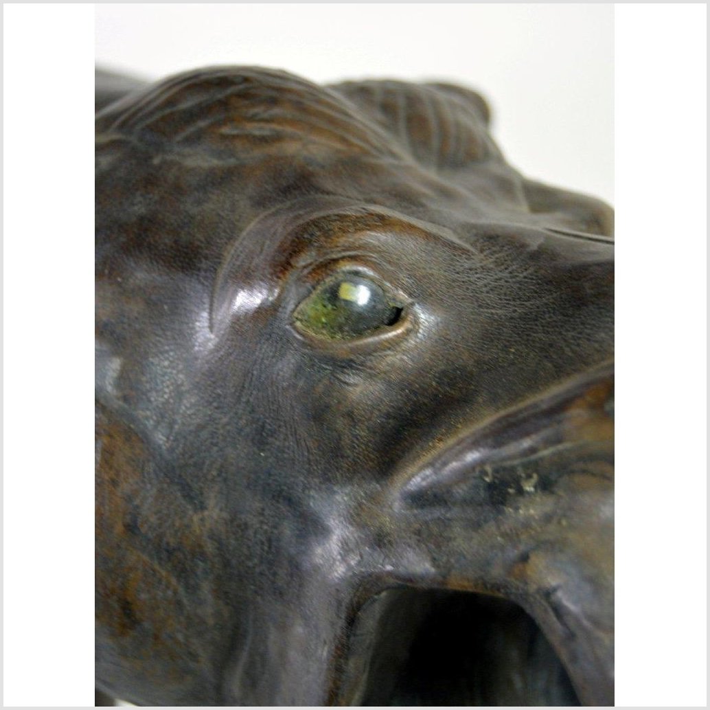 Large Leather Panther-4. Asian & Chinese Furniture, Art, Antiques, Vintage Home Décor for sale at FEA Home