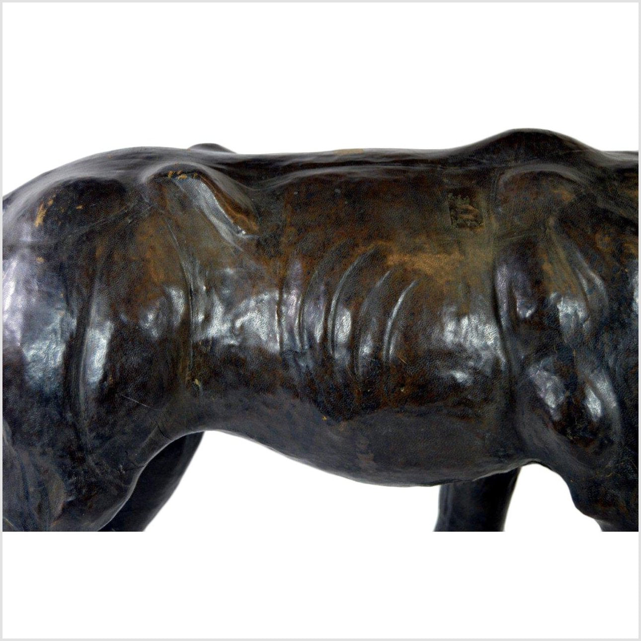 Large Leather Panther-5. Asian & Chinese Furniture, Art, Antiques, Vintage Home Décor for sale at FEA Home