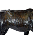 Large Leather Panther-5. Asian & Chinese Furniture, Art, Antiques, Vintage Home Décor for sale at FEA Home