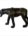 Large Leather Panther-6. Asian & Chinese Furniture, Art, Antiques, Vintage Home Décor for sale at FEA Home