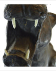 Large Leather Panther-8. Asian & Chinese Furniture, Art, Antiques, Vintage Home Décor for sale at FEA Home