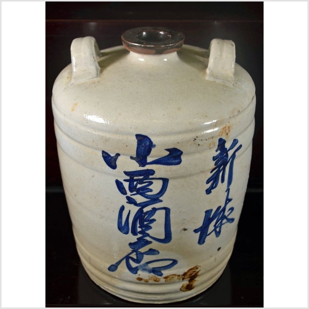 Large Sake Jar - Japan, Meiji/Taisho Period-4. Asian & Chinese Furniture, Art, Antiques, Vintage Home Décor for sale at FEA Home