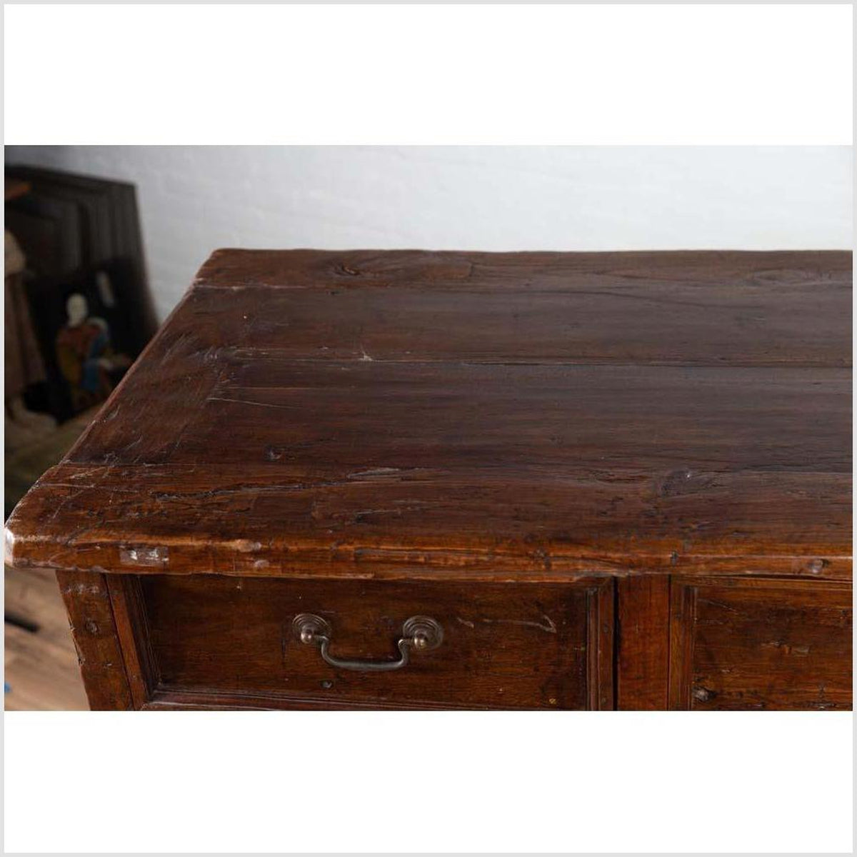 Large Teak Cabinet from Java, with Four Drawers and Four Sets of Double Doors-16. Asian & Chinese Furniture, Art, Antiques, Vintage Home Décor for sale at FEA Home
