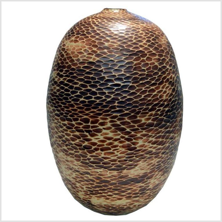 Large Thai Snakeskin Vase-5. Asian & Chinese Furniture, Art, Antiques, Vintage Home Décor for sale at FEA Home