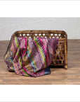 Large Vintage Thai Bamboo Fretwork Basket Raised on Short Feet, circa 1950-3. Asian & Chinese Furniture, Art, Antiques, Vintage Home Décor for sale at FEA Home
