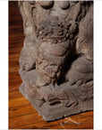 Late Ming Dynasty Antique Stone Lions from China, circa 16th-17th Century-5. Asian & Chinese Furniture, Art, Antiques, Vintage Home Décor for sale at FEA Home