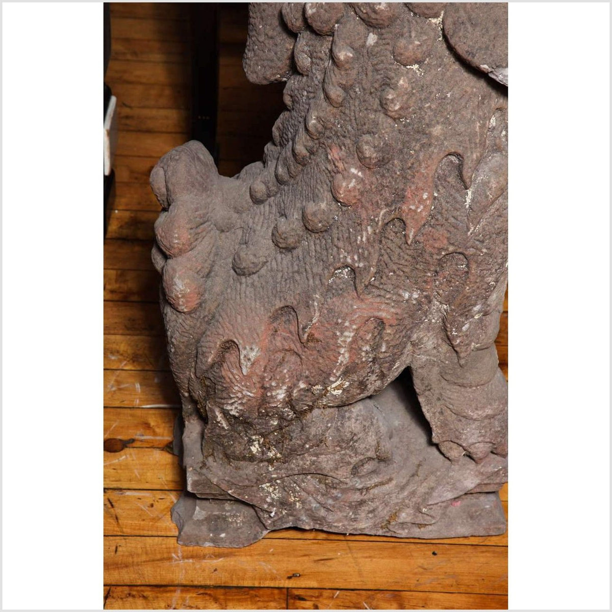 Late Ming Dynasty Antique Stone Lions from China, circa 16th-17th Century-9. Asian & Chinese Furniture, Art, Antiques, Vintage Home Décor for sale at FEA Home