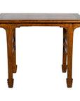 Late Qing Dynasty Chinese Elm Wine Table with Carved Legs and Side Stretchers-1. Asian & Chinese Furniture, Art, Antiques, Vintage Home Décor for sale at FEA Home