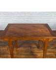 Late Qing Dynasty Chinese Elm Wine Table with Carved Legs and Side Stretchers-10. Asian & Chinese Furniture, Art, Antiques, Vintage Home Décor for sale at FEA Home
