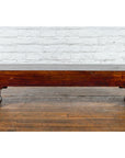 Late Qing Dynasty Chinese Low Kang Waterfall Table with Drawers and Brass Plates-12. Asian & Chinese Furniture, Art, Antiques, Vintage Home Décor for sale at FEA Home