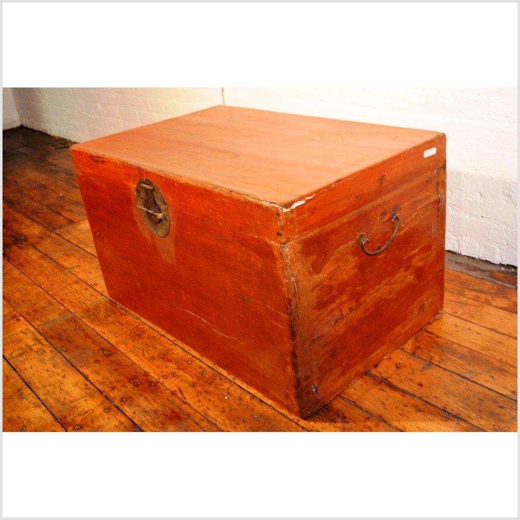 Leather Coffee Table/Trunk-3. Asian & Chinese Furniture, Art, Antiques, Vintage Home Décor for sale at FEA Home