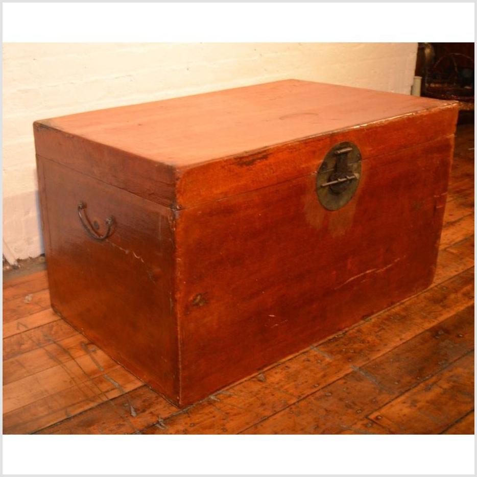Leather Coffee Table/Trunk-4. Asian & Chinese Furniture, Art, Antiques, Vintage Home Décor for sale at FEA Home