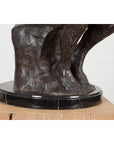 Lost Wax Cast Bronze Sculpture on Base Inspired by Auguste Rodin's The thinker-13. Asian & Chinese Furniture, Art, Antiques, Vintage Home Décor for sale at FEA Home