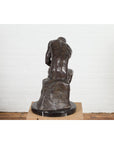 Lost Wax Cast Bronze Sculpture on Base Inspired by Auguste Rodin's The thinker-15. Asian & Chinese Furniture, Art, Antiques, Vintage Home Décor for sale at FEA Home
