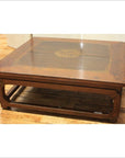 Low Square Kang Coffee Table-1. Asian & Chinese Furniture, Art, Antiques, Vintage Home Décor for sale at FEA Home