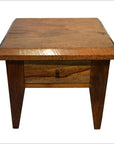 Mango Wood Bedside Table-2. Asian & Chinese Furniture, Art, Antiques, Vintage Home Décor for sale at FEA Home
