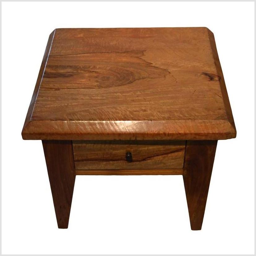 Mango Wood Bedside Table-3. Asian & Chinese Furniture, Art, Antiques, Vintage Home Décor for sale at FEA Home