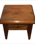Mango Wood Bedside Table-3. Asian & Chinese Furniture, Art, Antiques, Vintage Home Décor for sale at FEA Home