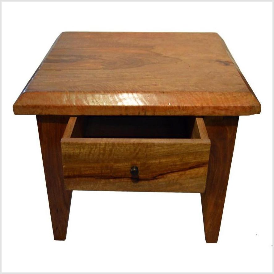 Mango Wood Bedside Table-4. Asian & Chinese Furniture, Art, Antiques, Vintage Home Décor for sale at FEA Home