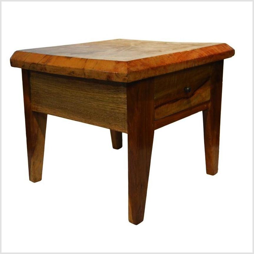 Mango Wood Bedside Table-5. Asian & Chinese Furniture, Art, Antiques, Vintage Home Décor for sale at FEA Home