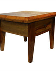 Mango Wood Bedside Table-5. Asian & Chinese Furniture, Art, Antiques, Vintage Home Décor for sale at FEA Home