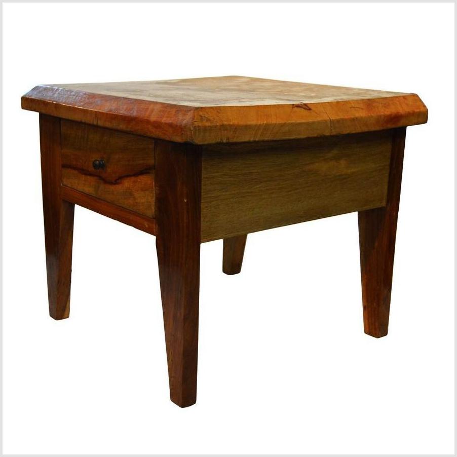 Mango Wood Bedside Table-6. Asian & Chinese Furniture, Art, Antiques, Vintage Home Décor for sale at FEA Home