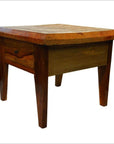Mango Wood Bedside Table-6. Asian & Chinese Furniture, Art, Antiques, Vintage Home Décor for sale at FEA Home