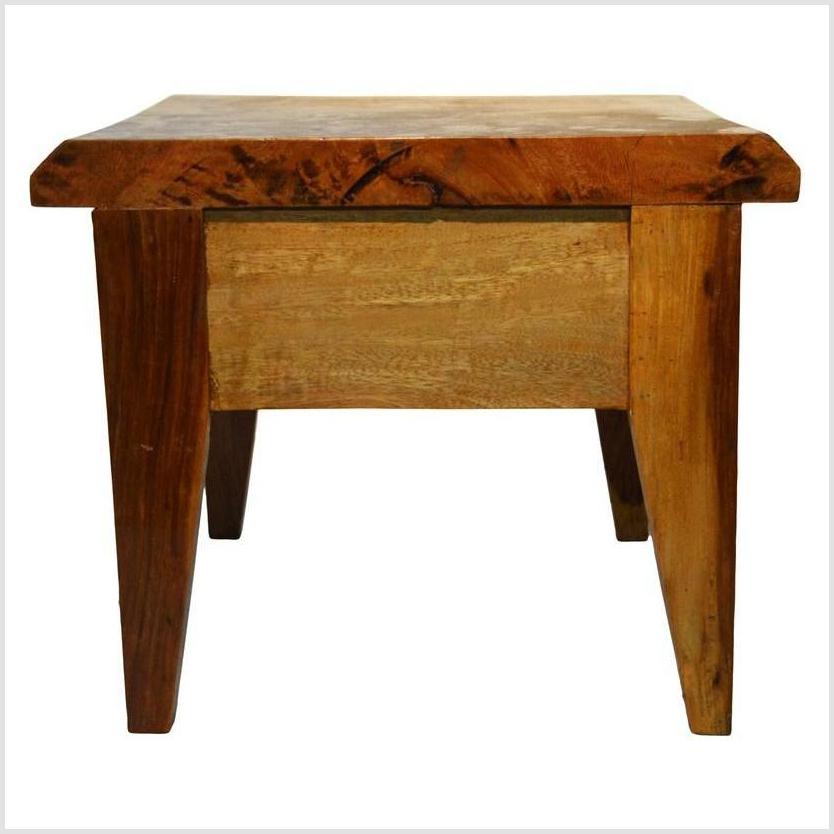 Mango Wood Bedside Table-7. Asian & Chinese Furniture, Art, Antiques, Vintage Home Décor for sale at FEA Home