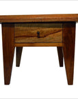 Mango Wood Bedside Table-1. Asian & Chinese Furniture, Art, Antiques, Vintage Home Décor for sale at FEA Home
