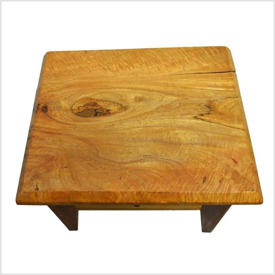 Indonesian Mango Wood Side Table-3. Asian & Chinese Furniture, Art, Antiques, Vintage Home Décor for sale at FEA Home