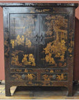 Medium Cabinet with Chinoiserie-1. Asian & Chinese Furniture, Art, Antiques, Vintage Home Décor for sale at FEA Home