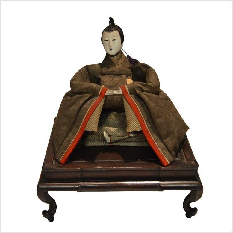 Meiji Samurai Doll / Emperor-6. Asian & Chinese Furniture, Art, Antiques, Vintage Home Décor for sale at FEA Home