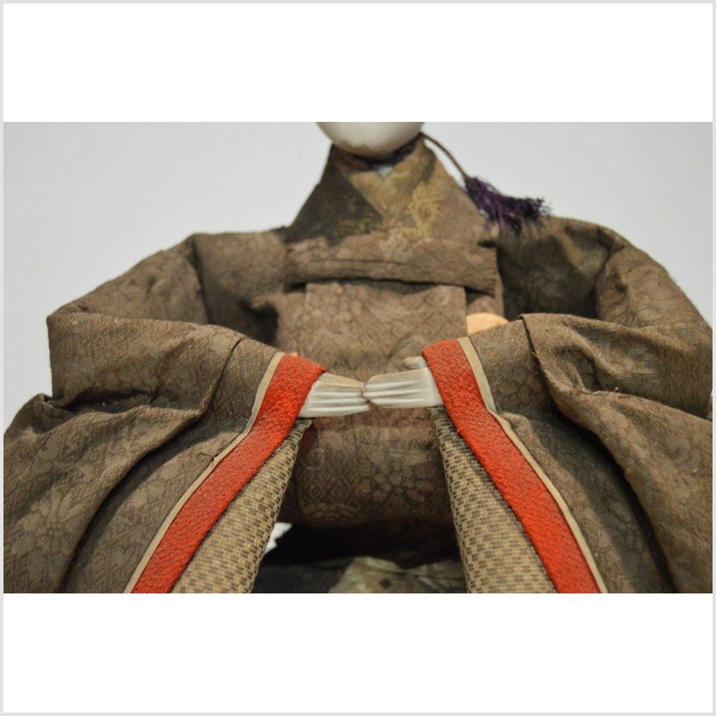 Meiji Samurai Doll / Emperor-9. Asian & Chinese Furniture, Art, Antiques, Vintage Home Décor for sale at FEA Home