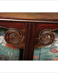 Mid 19th Century Chinese Carved Elmwood Console Table with Original Finish-5. Asian & Chinese Furniture, Art, Antiques, Vintage Home Décor for sale at FEA Home
