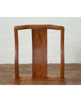 Ming Dynasty Style Natural Wood Wedding Side Chair with Woven Rattan Seat-5. Asian & Chinese Furniture, Art, Antiques, Vintage Home Décor for sale at FEA Home