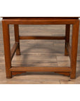 Ming Dynasty Style Natural Wood Wedding Side Chair with Woven Rattan Seat-9. Asian & Chinese Furniture, Art, Antiques, Vintage Home Décor for sale at FEA Home