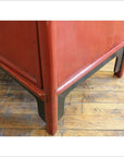 Ming Style Red Lacquer Apothecary Cabinet-3. Asian & Chinese Furniture, Art, Antiques, Vintage Home Décor for sale at FEA Home