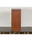 Miniature Japanese Taishō Period Zebra Wood Tansu Chest with Sliding Doors-13. Asian & Chinese Furniture, Art, Antiques, Vintage Home Décor for sale at FEA Home