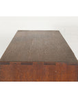 Miniature Japanese Taishō Period Zebra Wood Tansu Chest with Sliding Doors-14. Asian & Chinese Furniture, Art, Antiques, Vintage Home Décor for sale at FEA Home