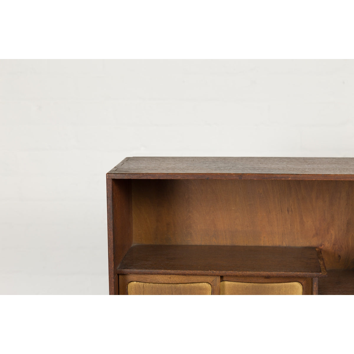 Miniature Japanese Taishō Period Zebra Wood Tansu Chest with Sliding Doors-18. Asian & Chinese Furniture, Art, Antiques, Vintage Home Décor for sale at FEA Home