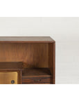 Miniature Japanese Taishō Period Zebra Wood Tansu Chest with Sliding Doors-19. Asian & Chinese Furniture, Art, Antiques, Vintage Home Décor for sale at FEA Home