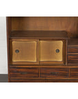 Miniature Japanese Taishō Period Zebra Wood Tansu Chest with Sliding Doors-20. Asian & Chinese Furniture, Art, Antiques, Vintage Home Décor for sale at FEA Home