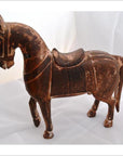 Mogul Style Wood Horse-2. Asian & Chinese Furniture, Art, Antiques, Vintage Home Décor for sale at FEA Home