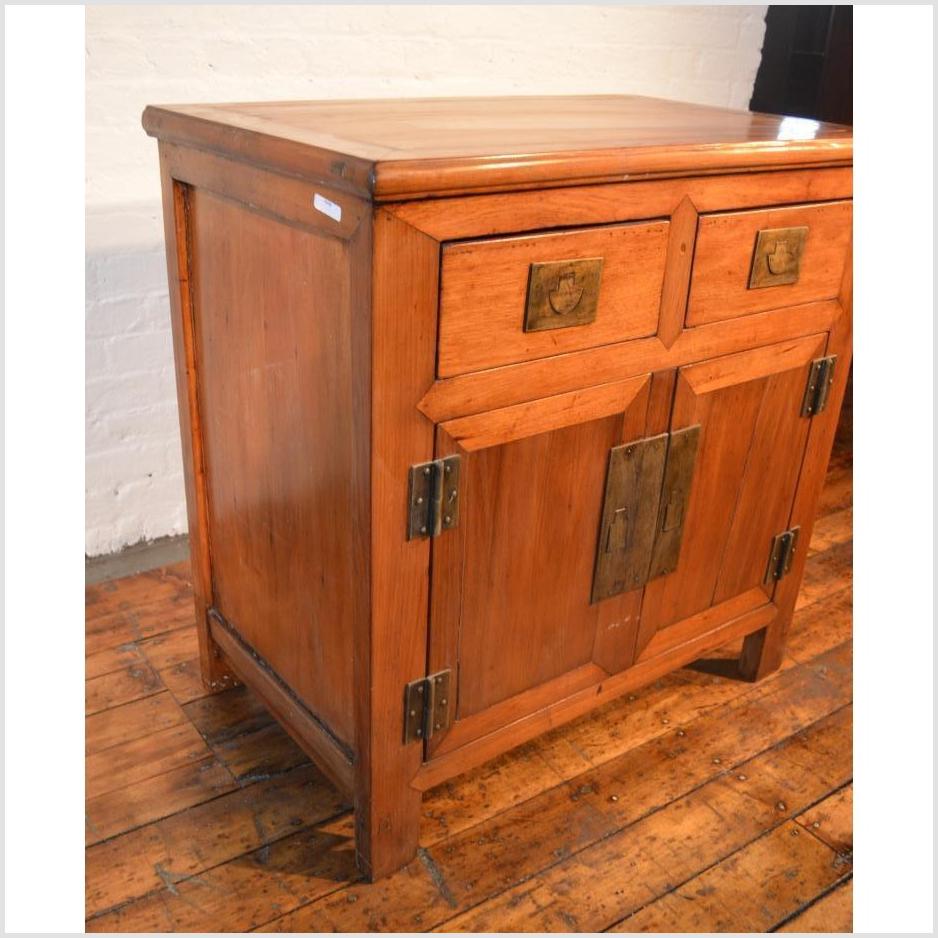 Natural Finish Small Cabinet-3. Asian & Chinese Furniture, Art, Antiques, Vintage Home Décor for sale at FEA Home