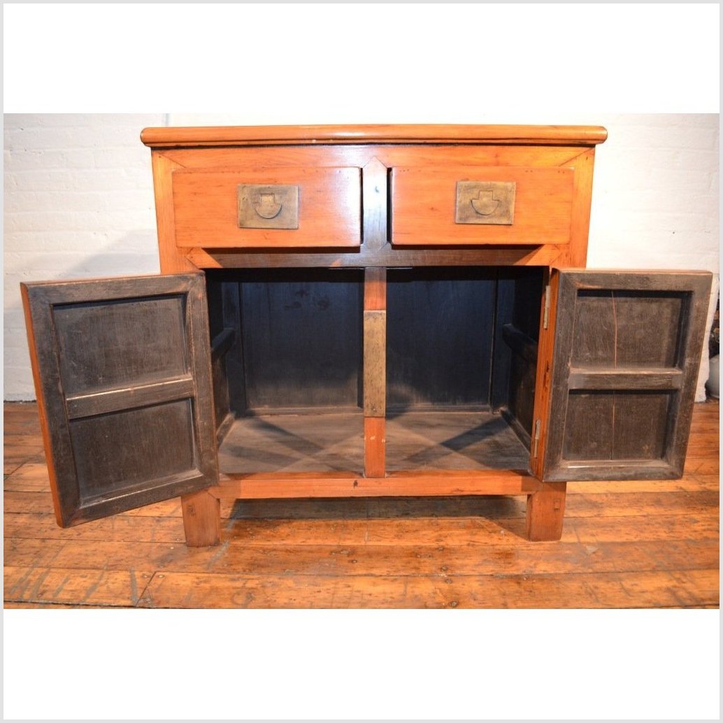 Natural Finish Small Cabinet-6. Asian & Chinese Furniture, Art, Antiques, Vintage Home Décor for sale at FEA Home