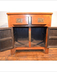 Natural Finish Small Cabinet-6. Asian & Chinese Furniture, Art, Antiques, Vintage Home Décor for sale at FEA Home
