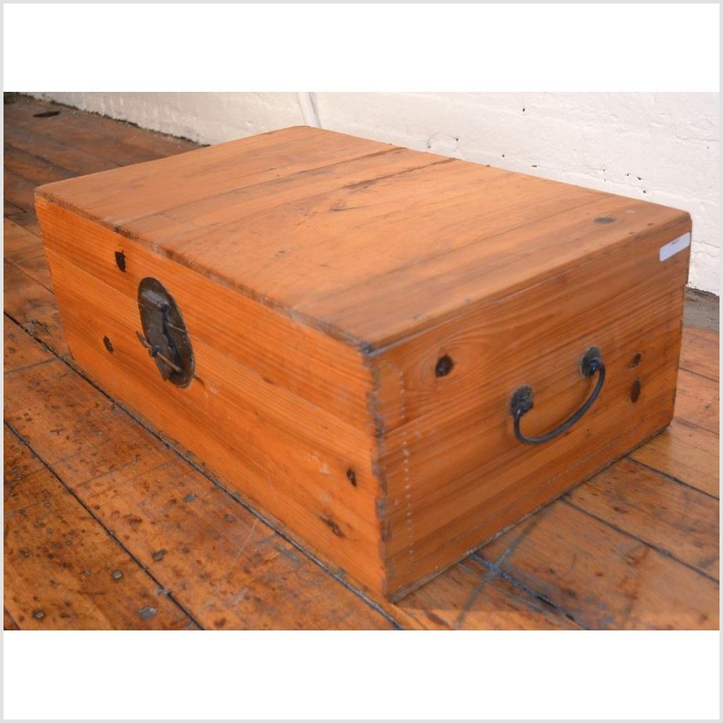 Natural Finish Trunk-3. Asian & Chinese Furniture, Art, Antiques, Vintage Home Décor for sale at FEA Home