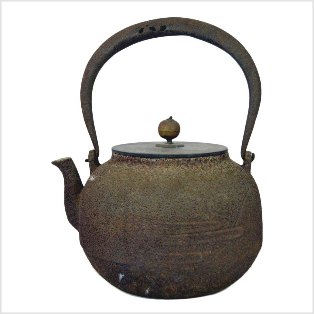 Old Japanese Teapot-5. Asian & Chinese Furniture, Art, Antiques, Vintage Home Décor for sale at FEA Home