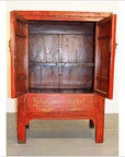 Original Decoration Antique Red Lacquer Cabinet-6. Asian & Chinese Furniture, Art, Antiques, Vintage Home Décor for sale at FEA Home