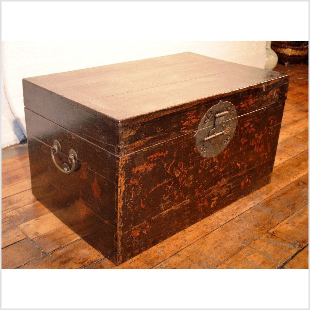 Original Finish Trunk-4. Asian & Chinese Furniture, Art, Antiques, Vintage Home Décor for sale at FEA Home